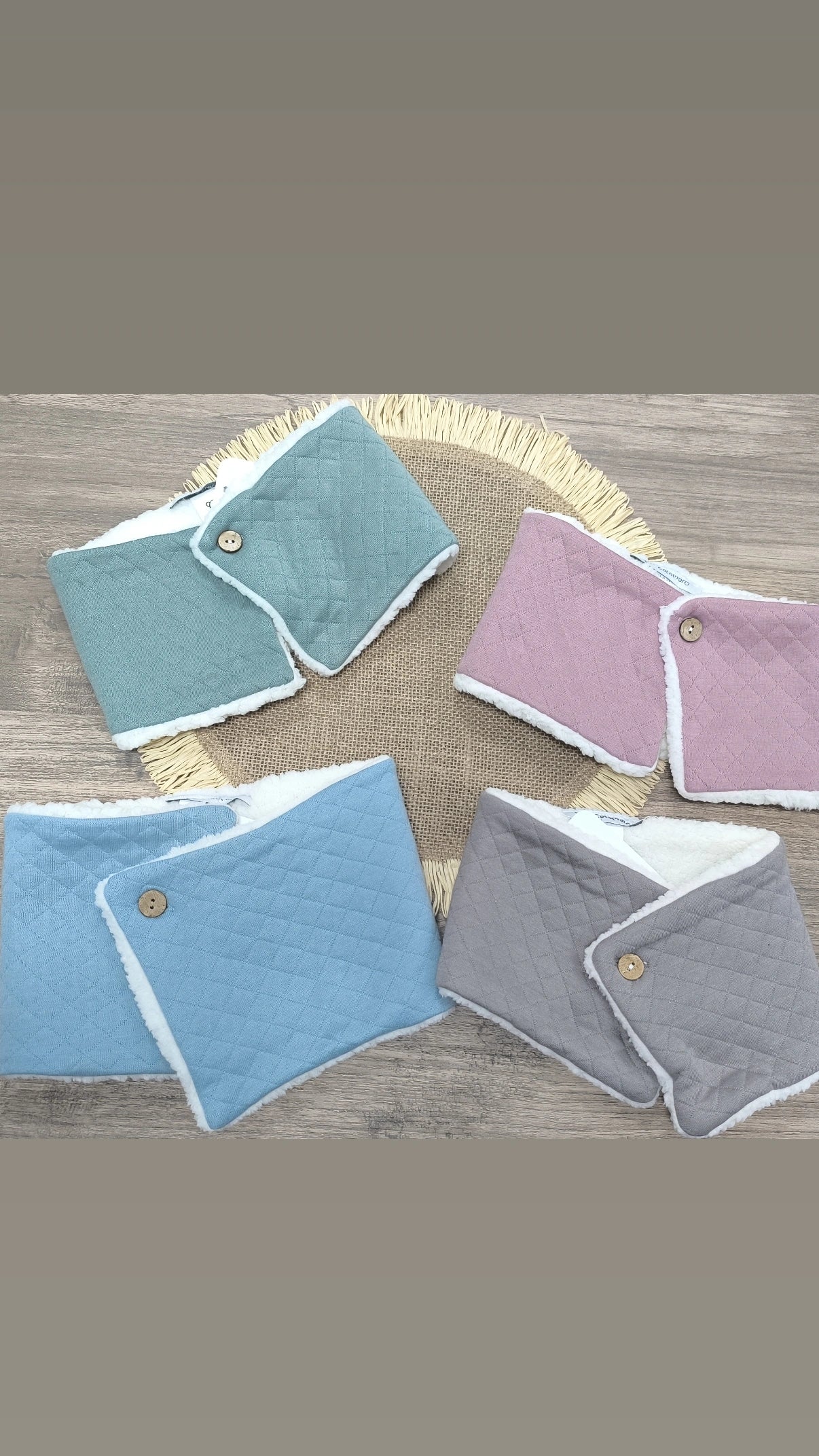 Braga Cuello para Bebé y Niño – Interior afelpado de borreguito