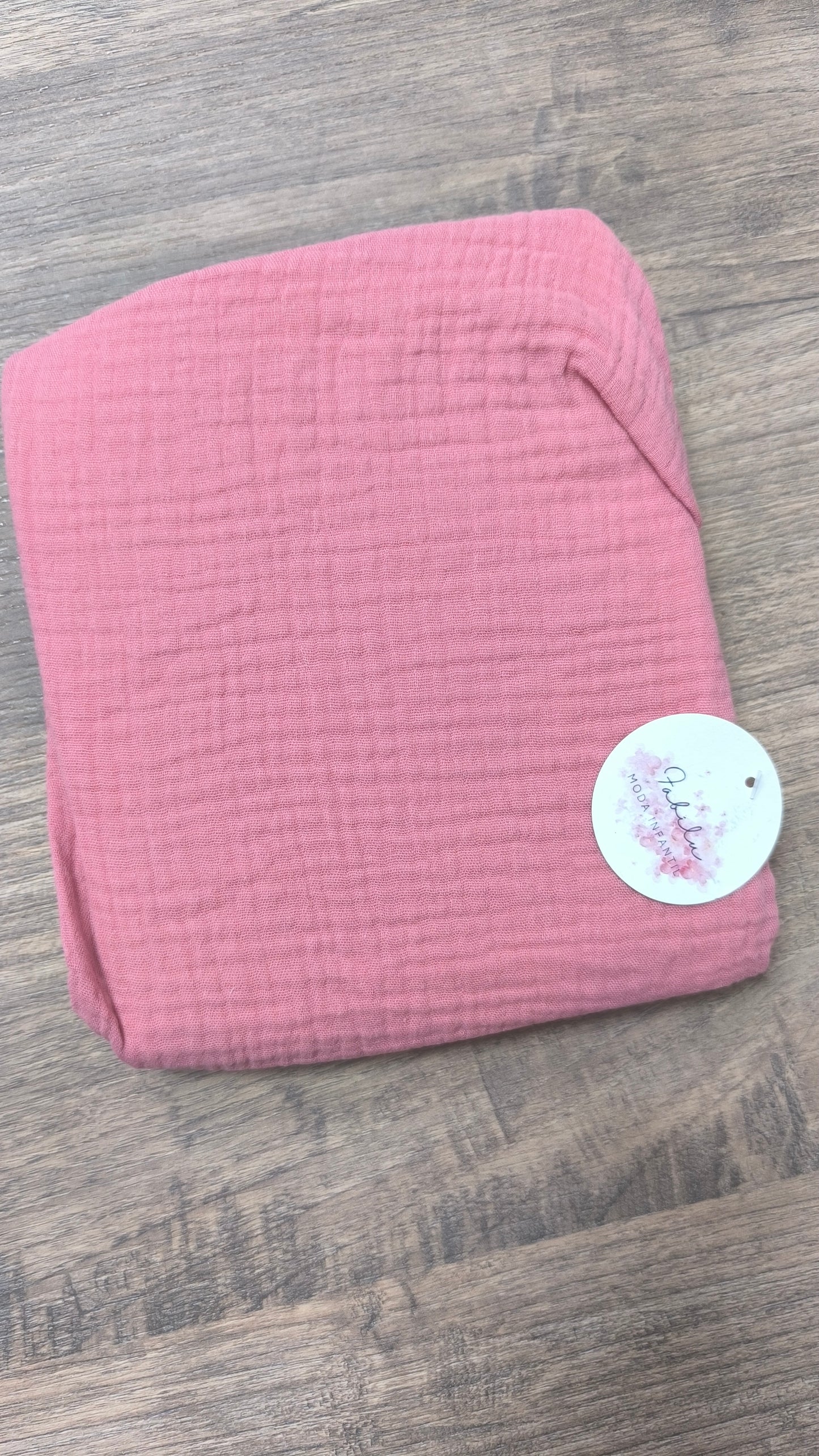 Sábana Bajera para Capazo 40x80 cm de Bambula de Algodón – Rosa Fucsia