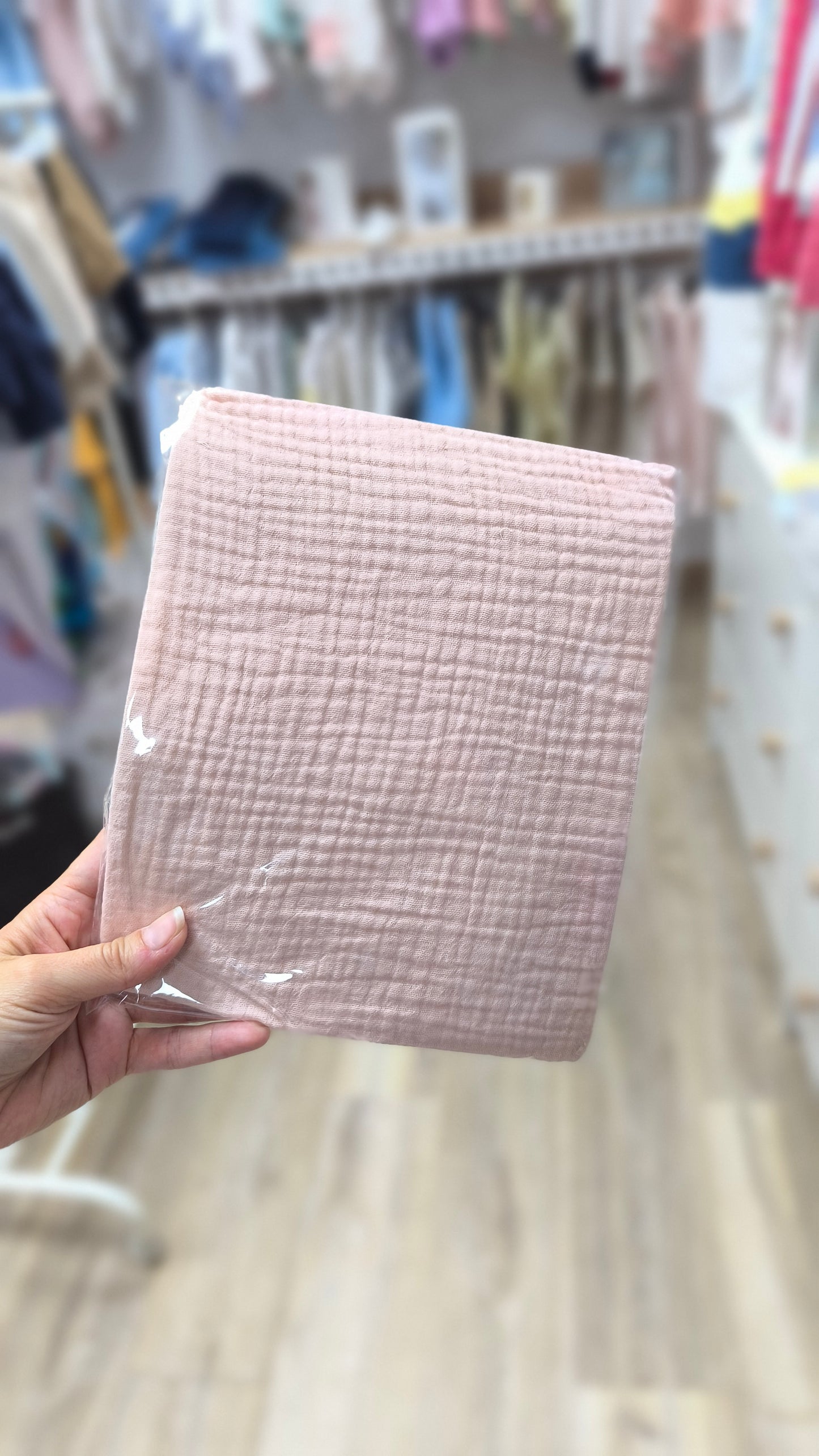 Sábana Bajera para Capazo 40x80 cm de Bambula de Algodón – Rosa Maquillaje