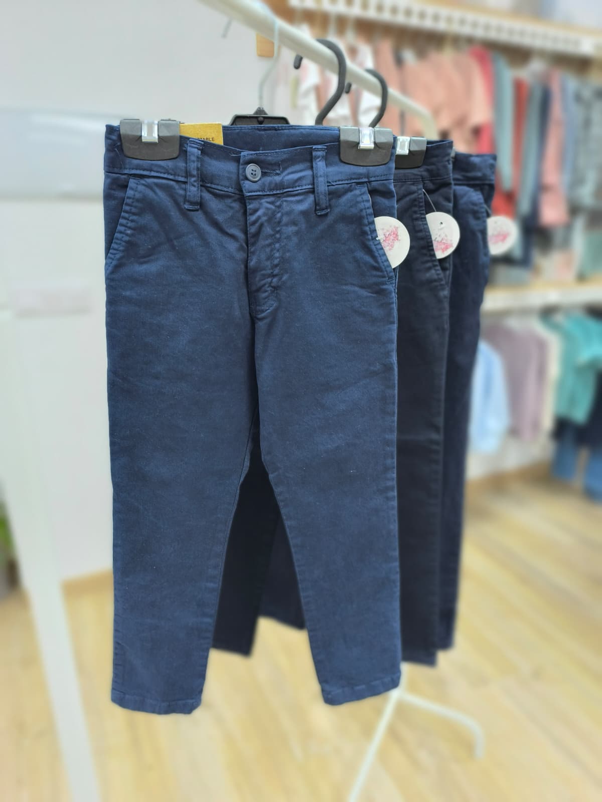 👖 Pantalón chino para niño – azul marino, elegante y cómodo