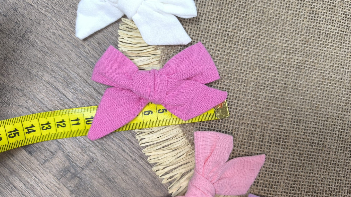 Lazos de Pinza de Algodón Multicolor | 18 Colores y un Tamaño Ideal