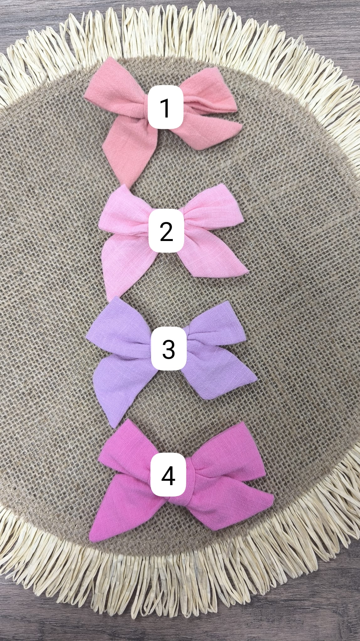 Lazos de Pinza de Algodón Multicolor | 18 Colores y un Tamaño Ideal