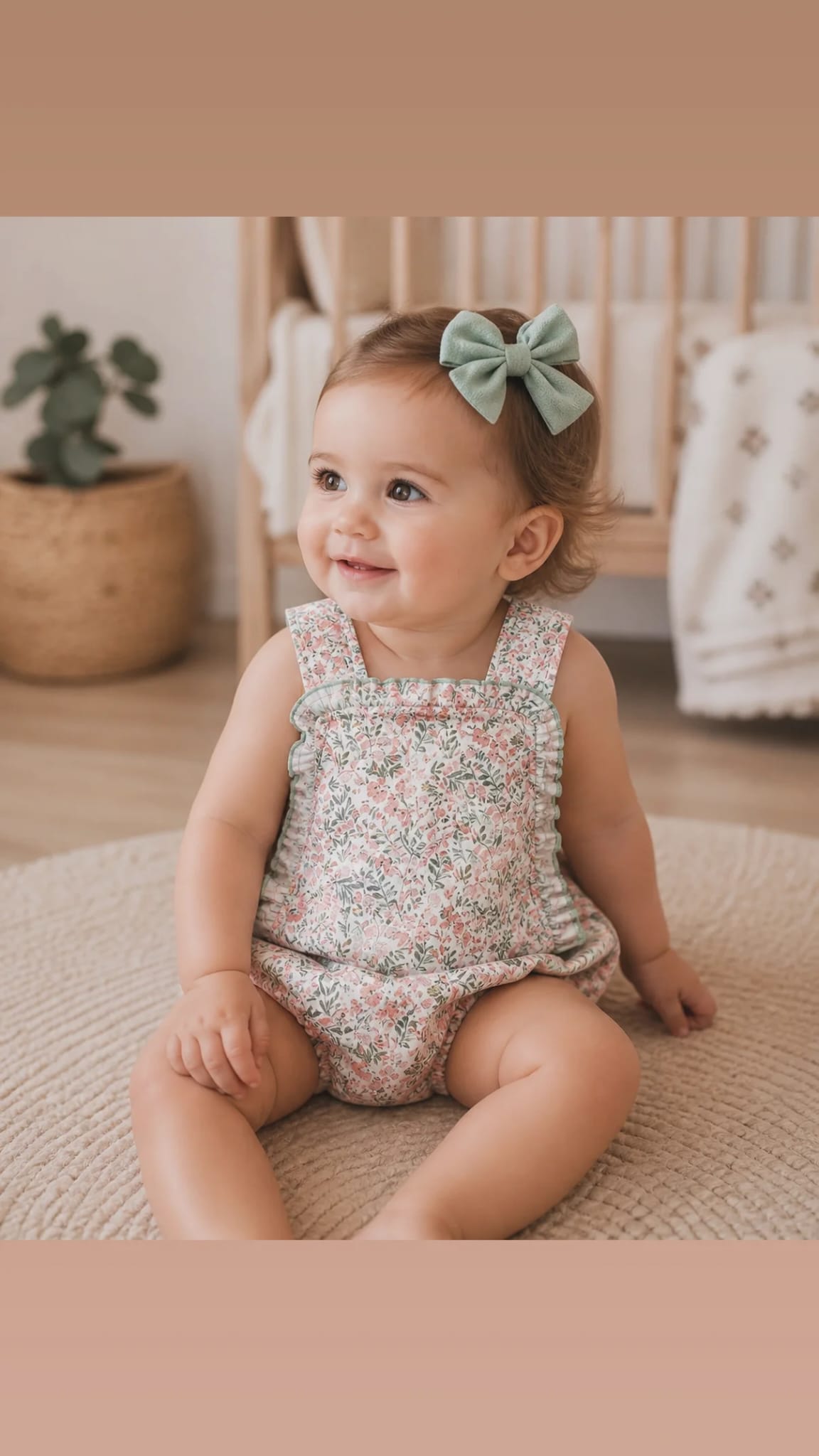 Peto floral Bebé | Colección Mumbai 1-36 Meses
