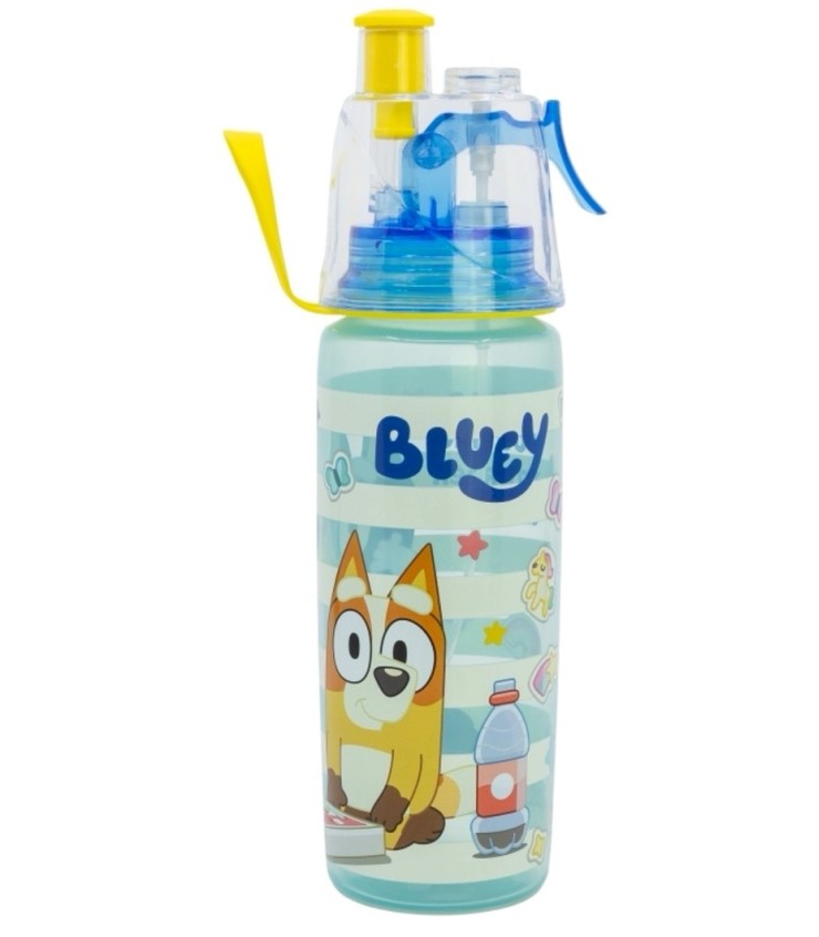 Botella con Aspersor Bluey y Bingo 575 ml - Color Azul