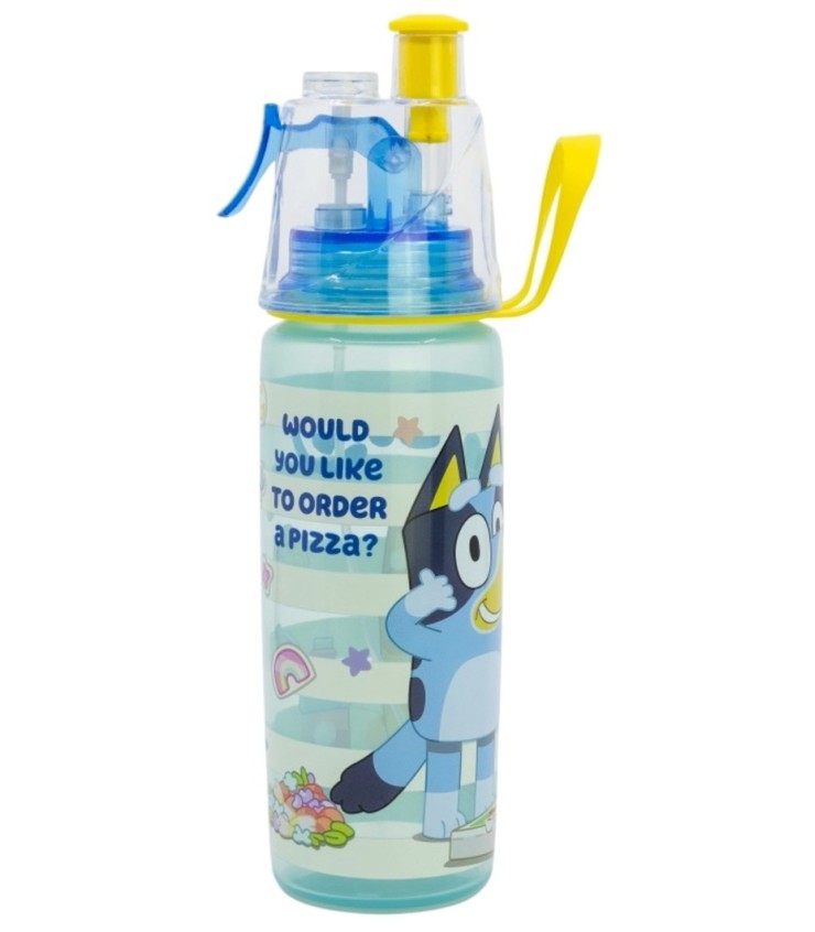 Botella con Aspersor Bluey y Bingo 575 ml - Color Azul