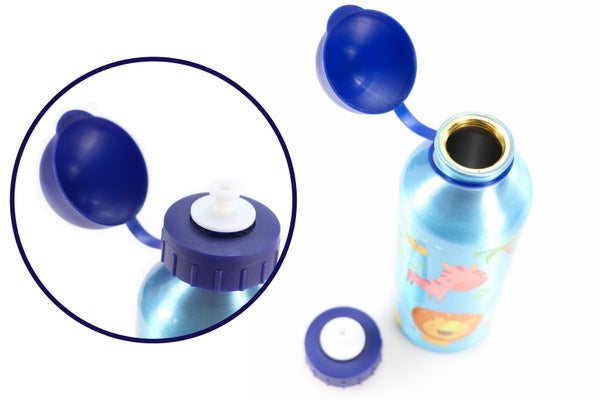 Botella Térmica Infantil de Aluminio 500 ml con Diseño de Animales
