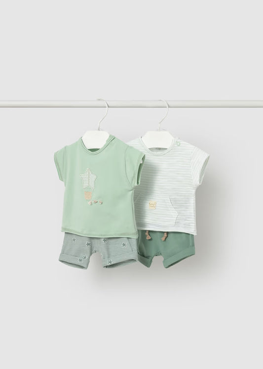 Conjuntos de Verano  | Dos Piezas Cómodas y Divertidas en color verde