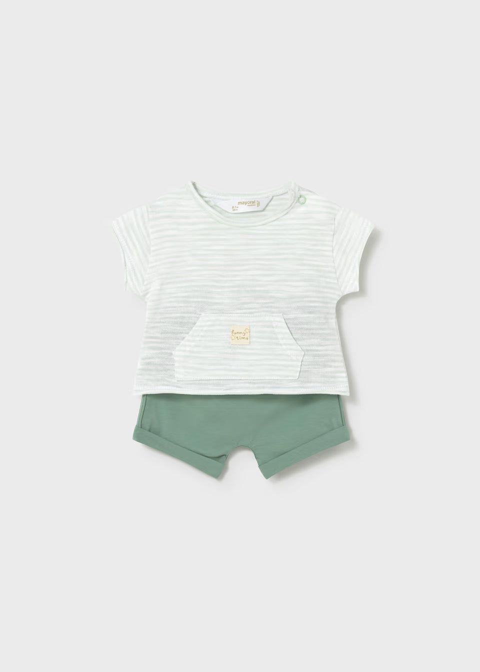 Conjuntos de Verano  | Dos Piezas Cómodas y Divertidas en color verde