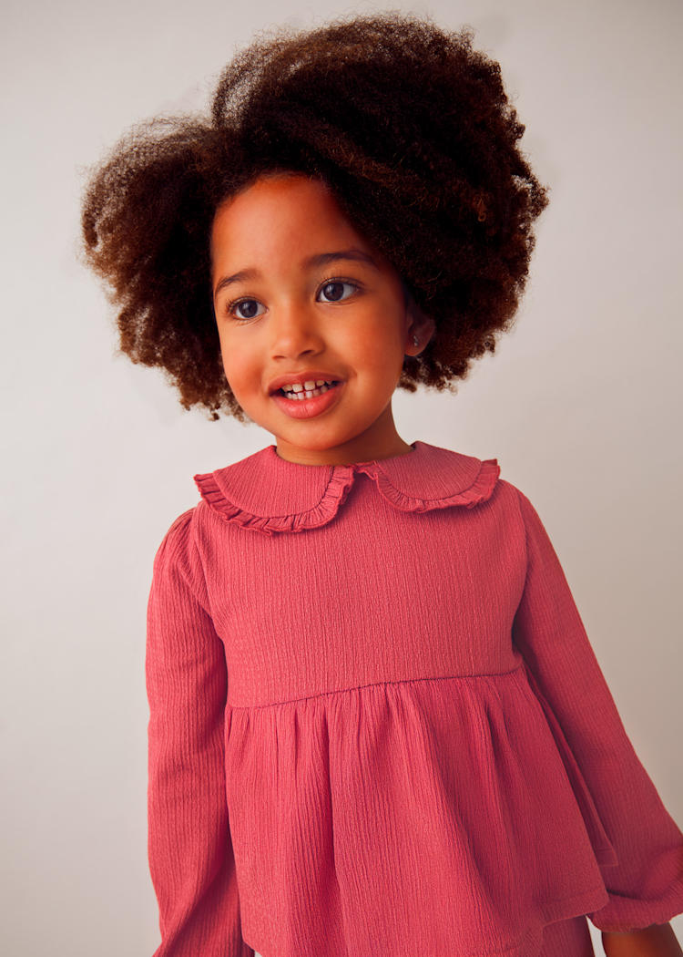 Conjunto de Blusa y Pantalón Largo para Niña Mayoral – Color Tandoori