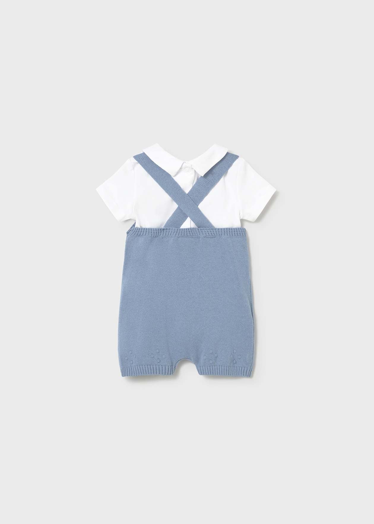 Conjunto peto tricot y body bebé unisex - Mayoral