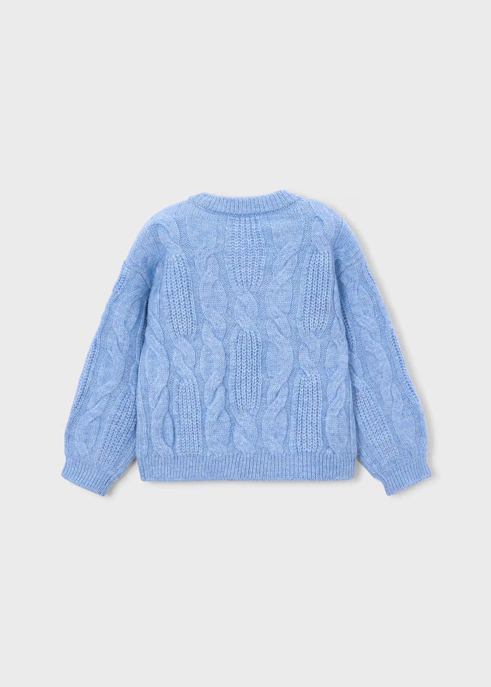 Jersey de Lana para Niña Azul Cielo