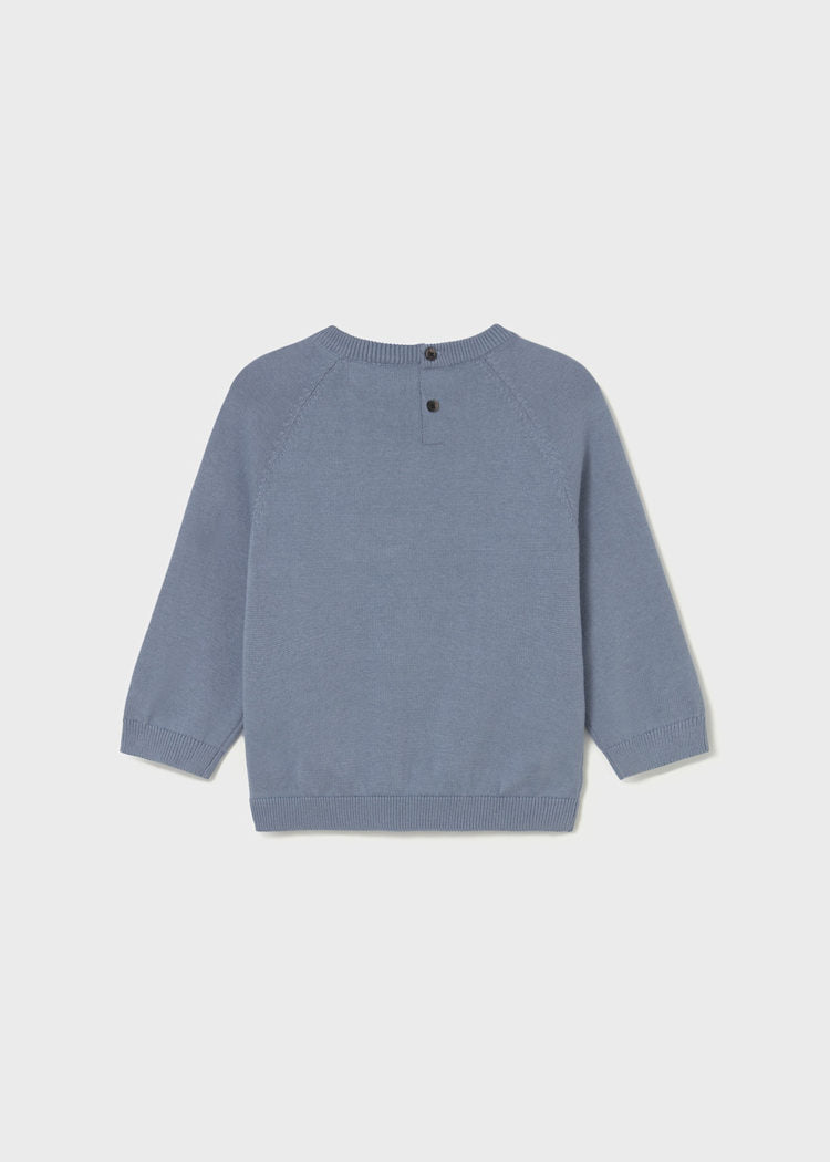 Jersey básico bebé azul iceberg Mayoral – 100% algodón suave y sostenible | Colección Basic