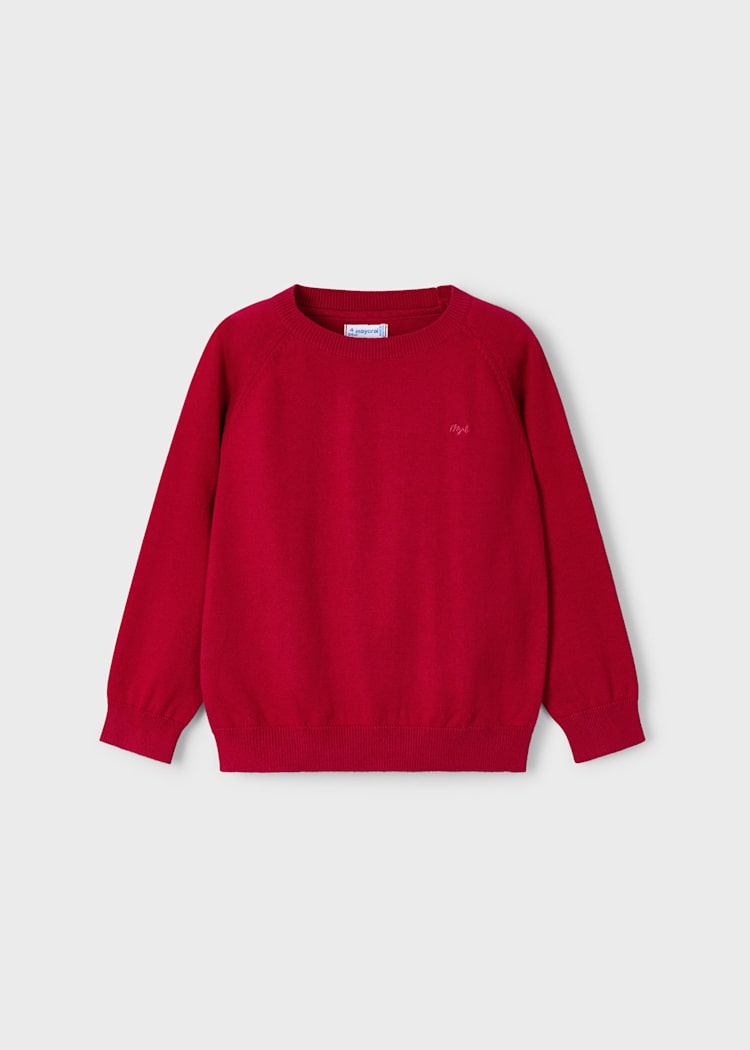 Jersey Básico de Manga Larga para Niño Color Rojo