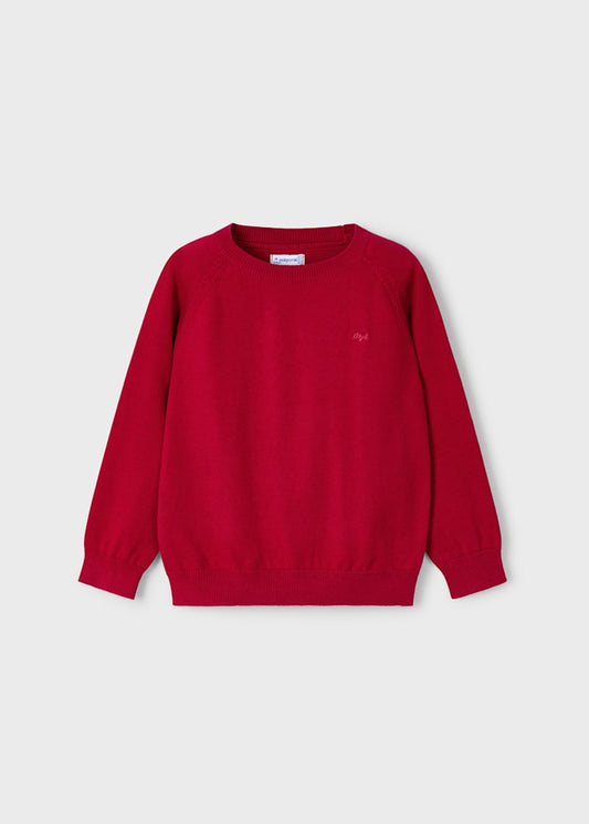 Jersey Básico de Manga Larga para Niño Color Rojo