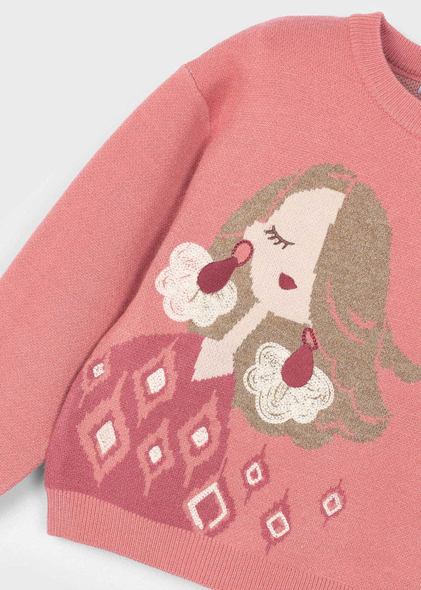 Jersey color sienna para Niña - Mayoral