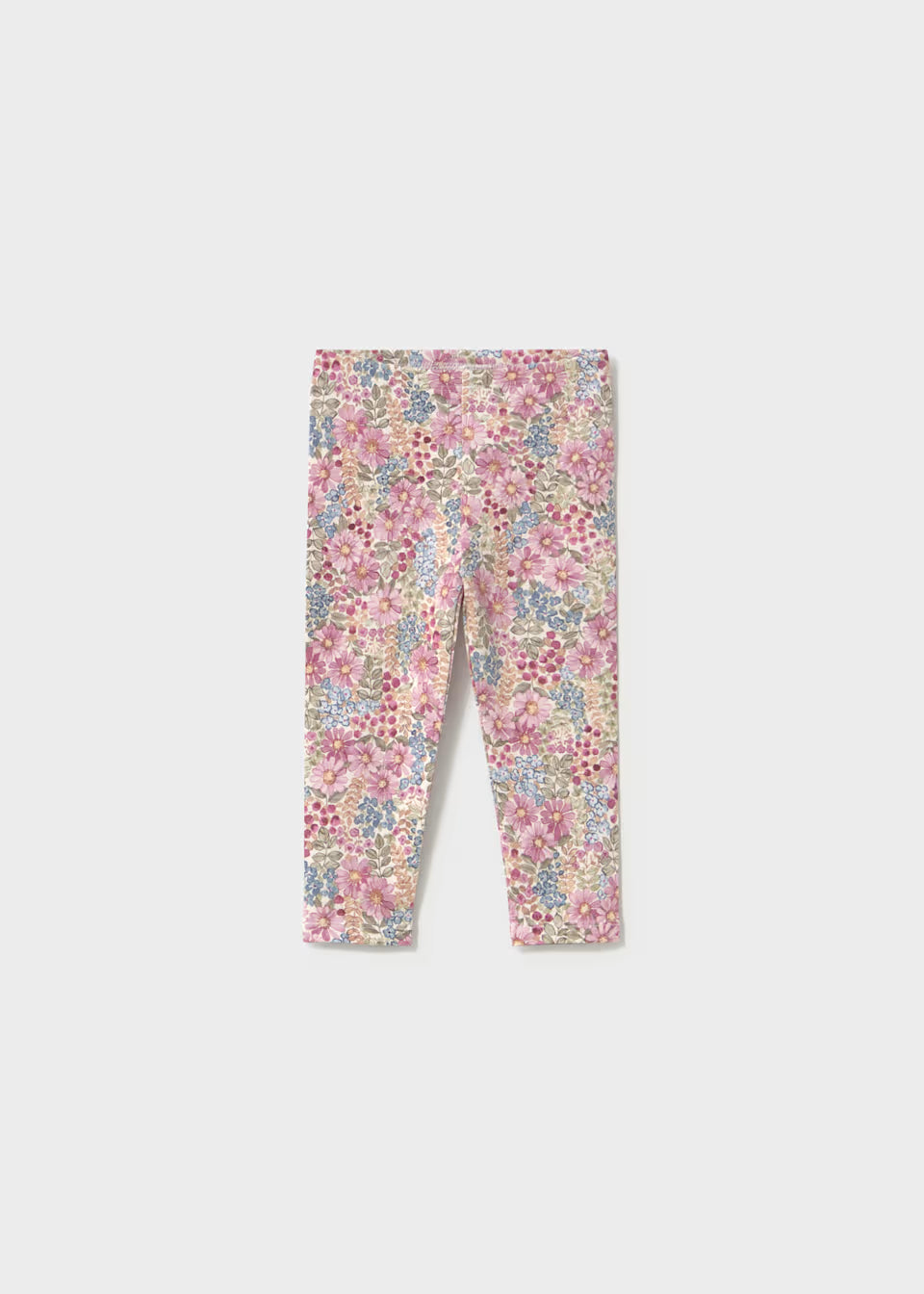 Leggings de Niña Estampado de Flores Rosas