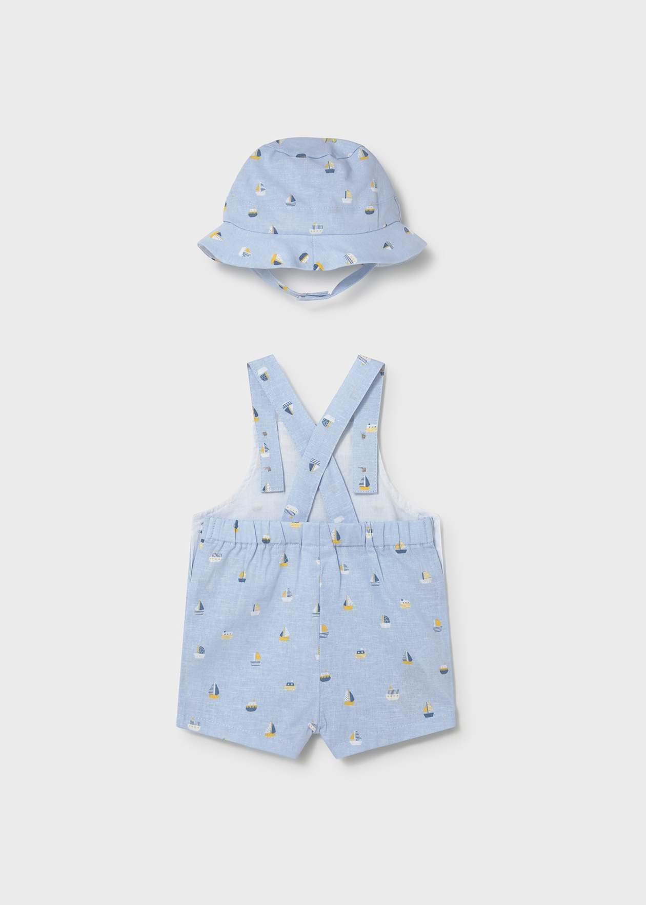Peto de Estampado Marinero con Gorro para Bebé