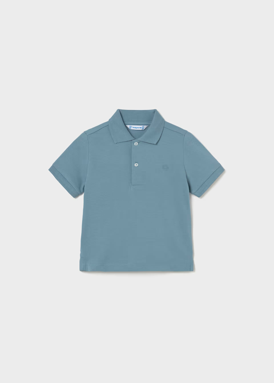 Polo básico bebé color Jade