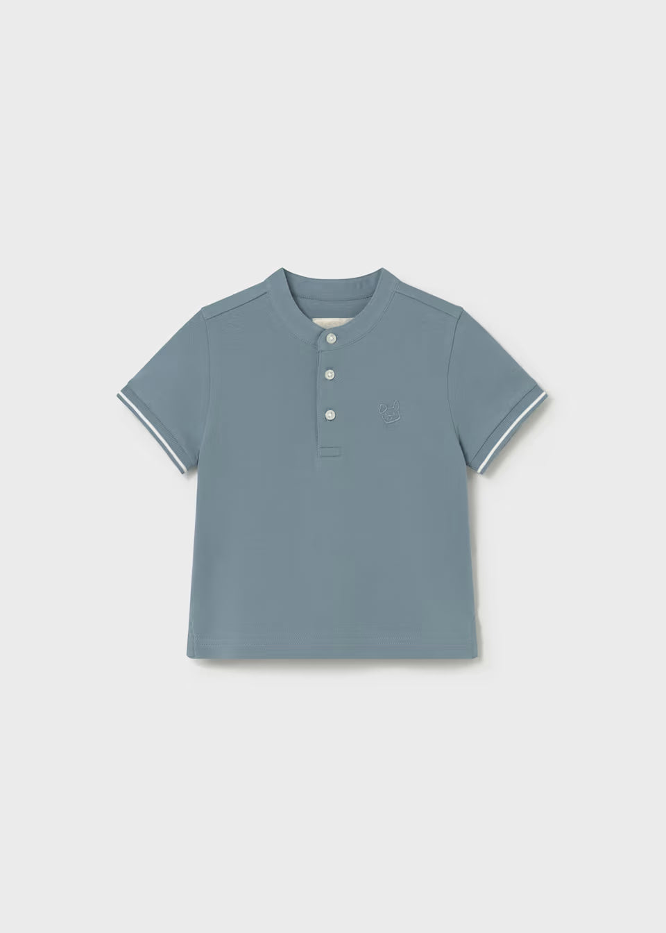 Polo cuello mao bebé color Jade