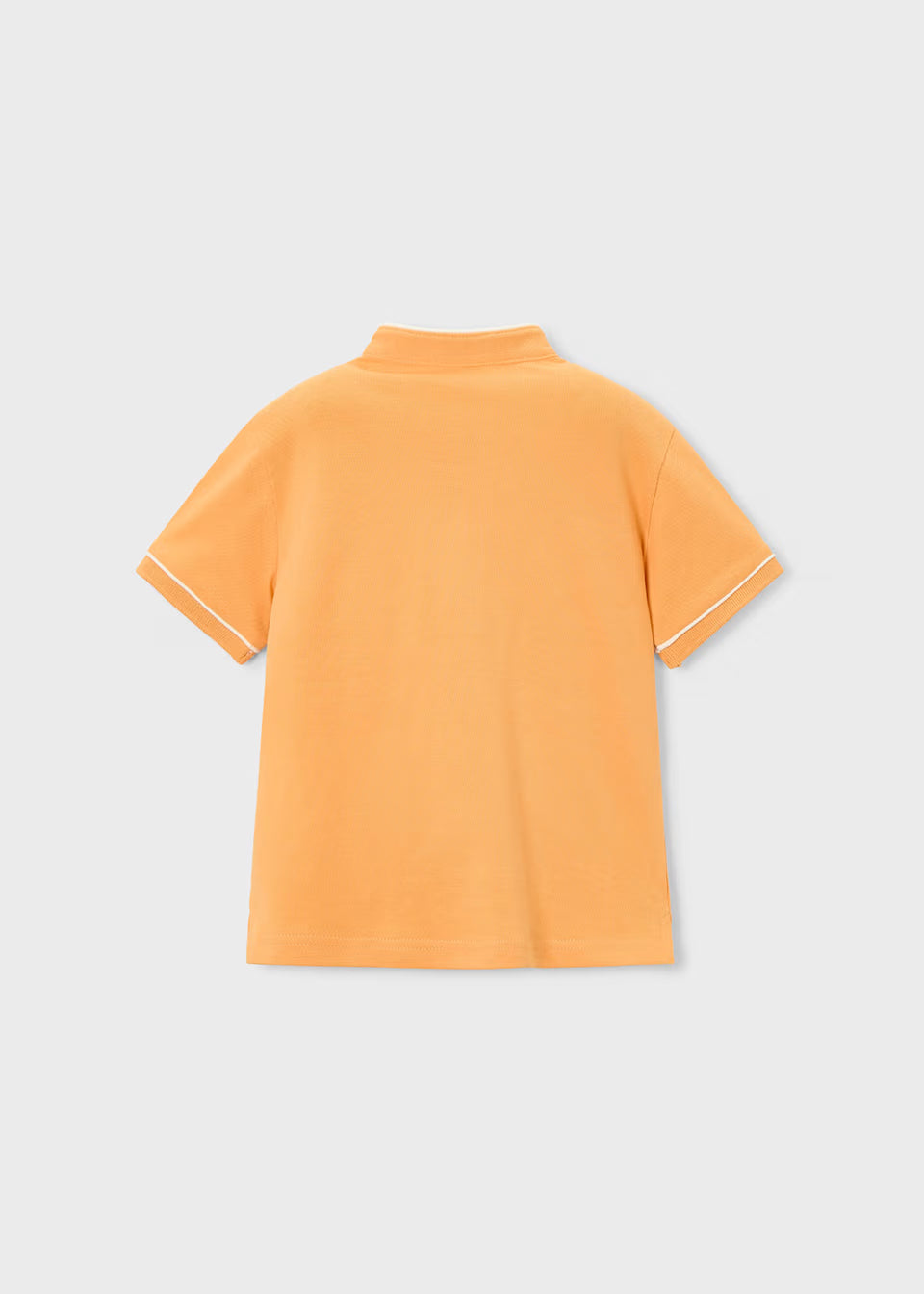 Polo cuello mao niño color naranja
