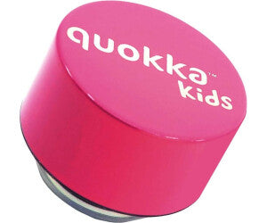 Botella Térmica Infantil Quokka Solid Kids Rosa con Estampado de Zebras 330 ml