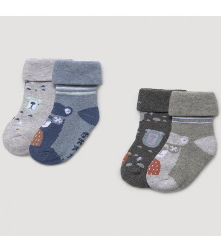 Pack de 2 Calcetines Antideslizantes de Invierno para Bebé – Ysabel Mora
