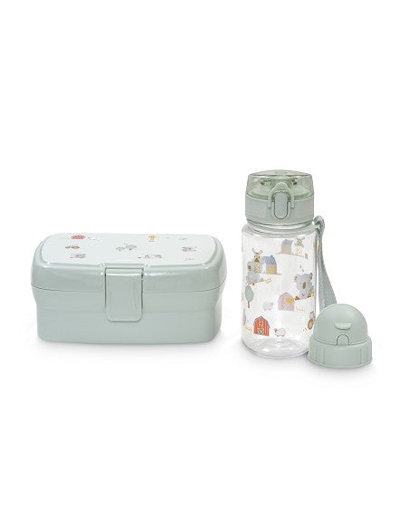 Set de Alimentación Infantil con fiambrera y botella con doble boquilla Colección Koala