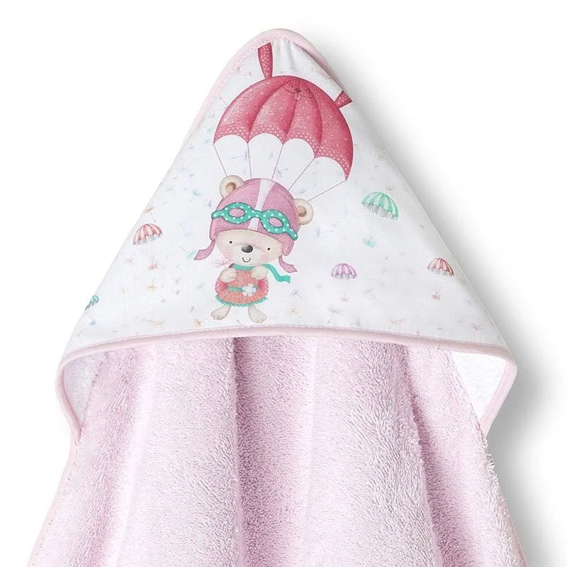Maxicapa de Baño Paracaidista de la marca Interbaby – Rosa