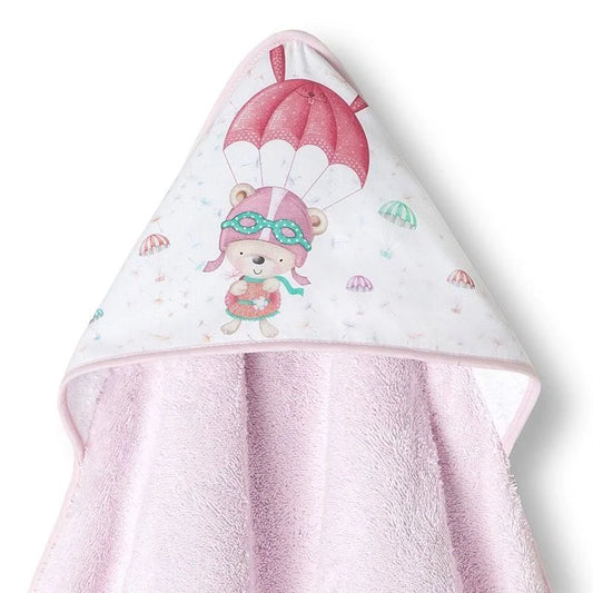 Maxicapa de Baño Paracaidista de la marca Interbaby – Rosa