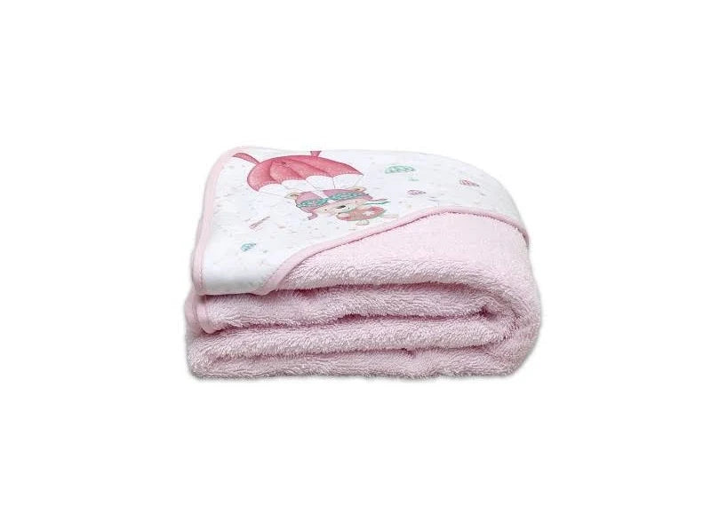 Maxicapa de Baño Paracaidista de la marca Interbaby – Rosa
