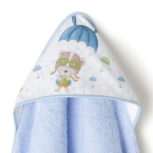 Maxicapa de Baño Paracaidista de la marca Interbaby – Color Azul