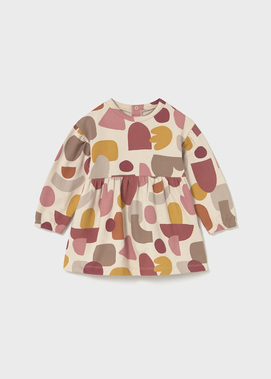 Vestido felpa estampado niña – Mayoral