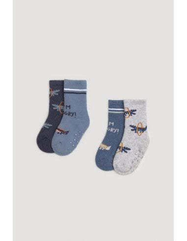 Pack de 2 Calcetines Antideslizantes de Invierno para Bebé – Ysabel Mora